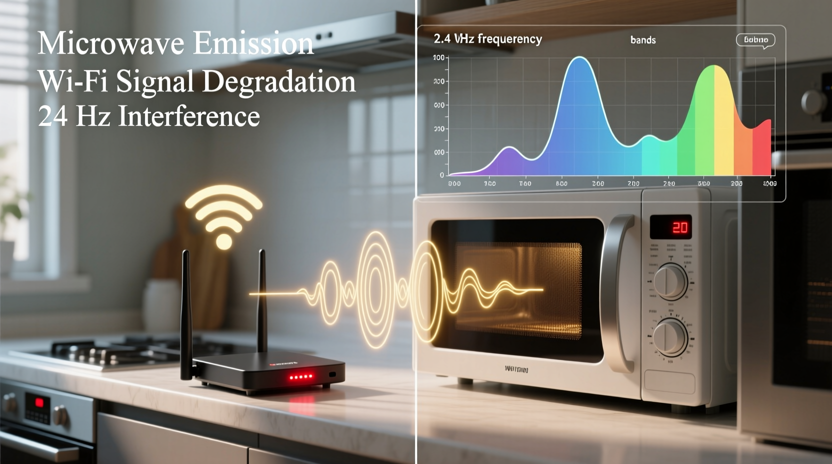 why does my wi fi disconnect when i turn on the microwave solutions