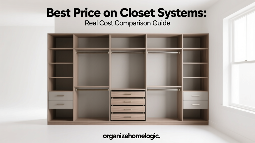 Best Price on Closet Systems: Real Cost Comparison Guide