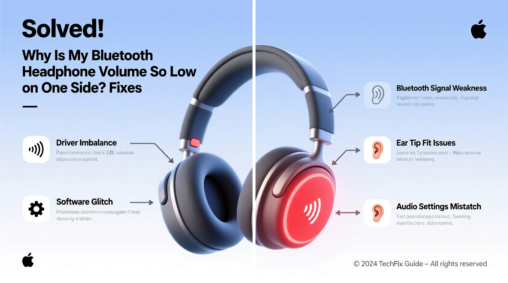 why is my bluetooth headphone volume so low on one side fixes