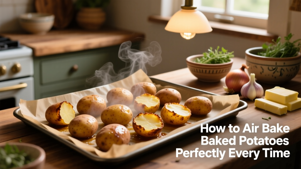 Perfect Air Fryer Baked Potatoes (Every Time)