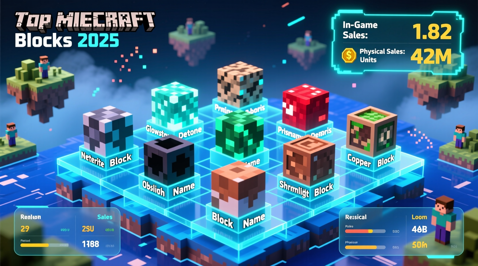 best selling minecraft blocks