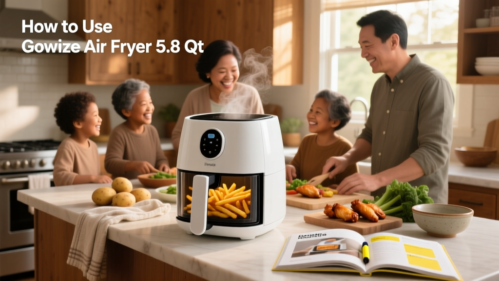 How to Use Gowise Air Fryer 5.8 Qt (Real User Guide)