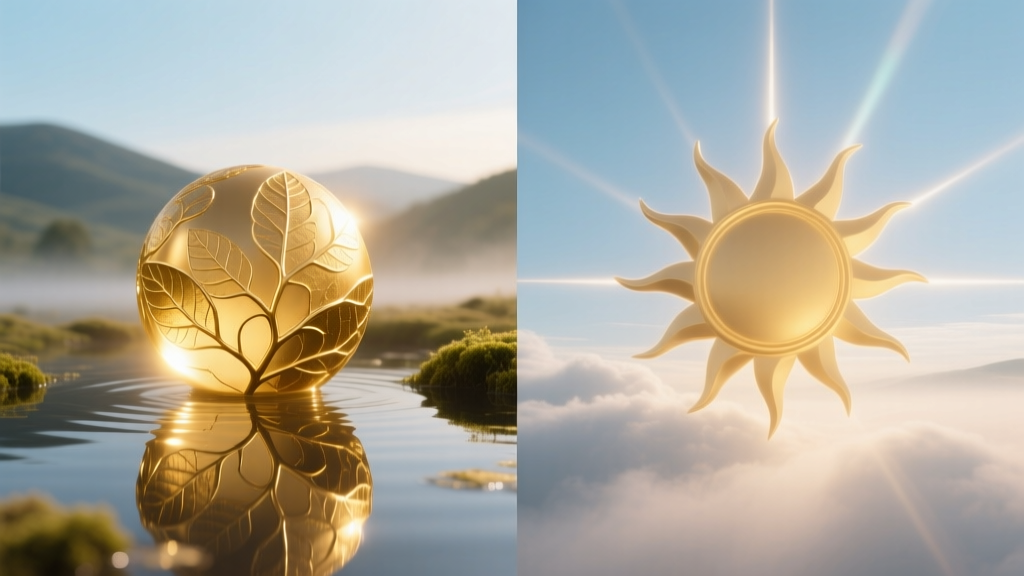Gold Color vs Sun: Dream Symbol Comparison