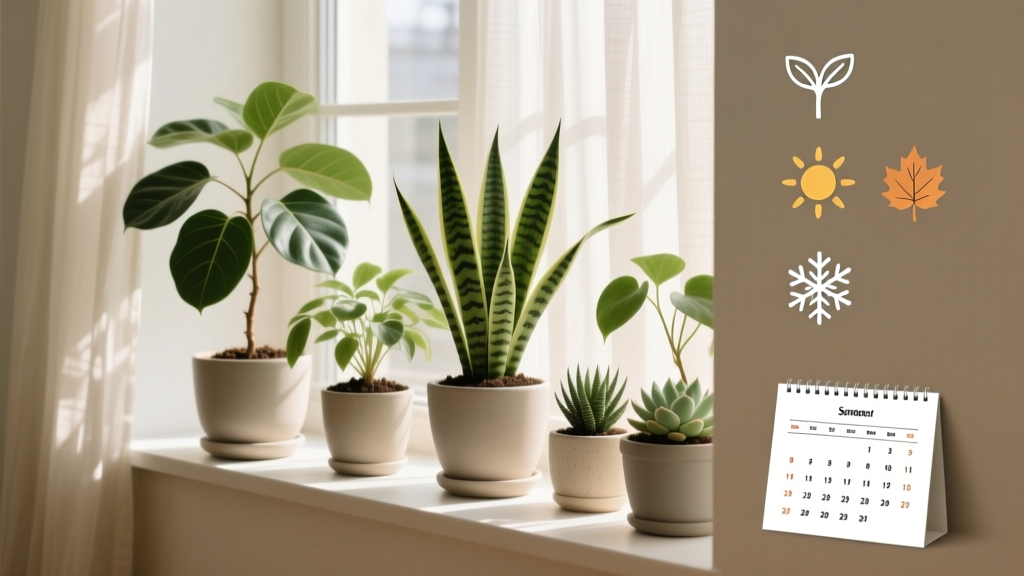 Indoor Plant Watering Schedule: Seasonal Shift Chart (2026)