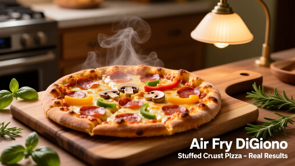 Air Fry DiGiorno Stuffed Crust Pizza: Real Results