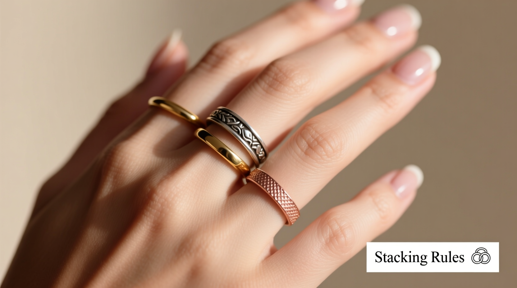 how to wear multiple rings on one finger without discomfort stacking rules