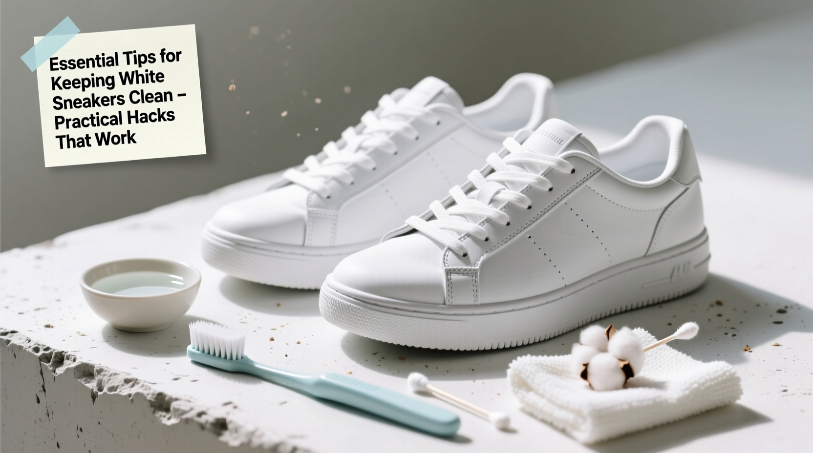 essential tips for keeping white sneakers clean practical hacks that work