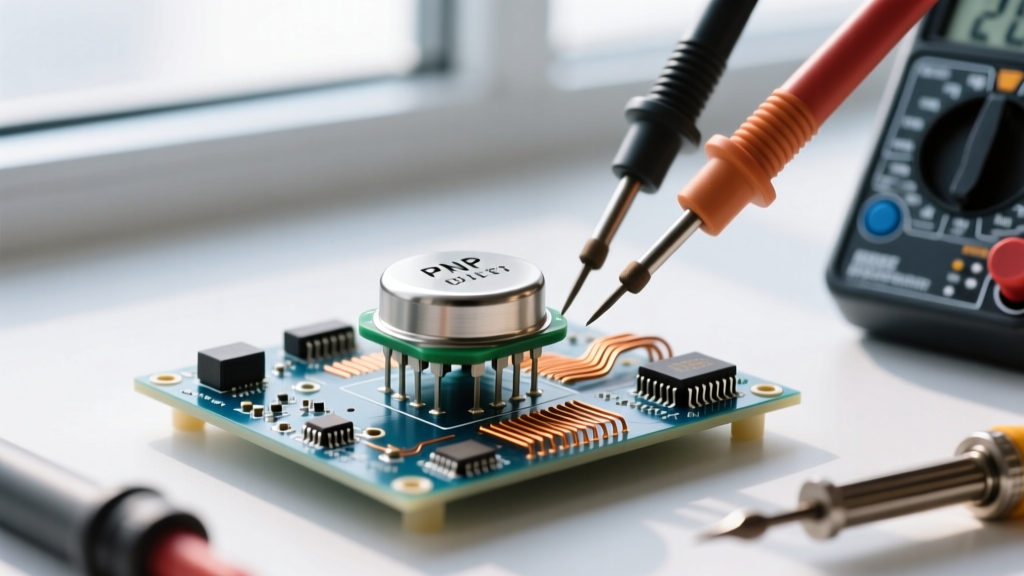 PNP Junction Transistor: Biasing, Testing, and Default Part Numbers