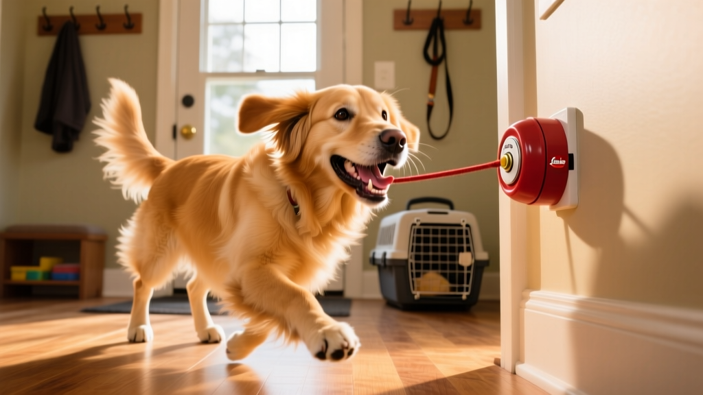 Birdie the Golden Retriever Gets So Excited for Daycare That She Pulls the Fire Alarm
