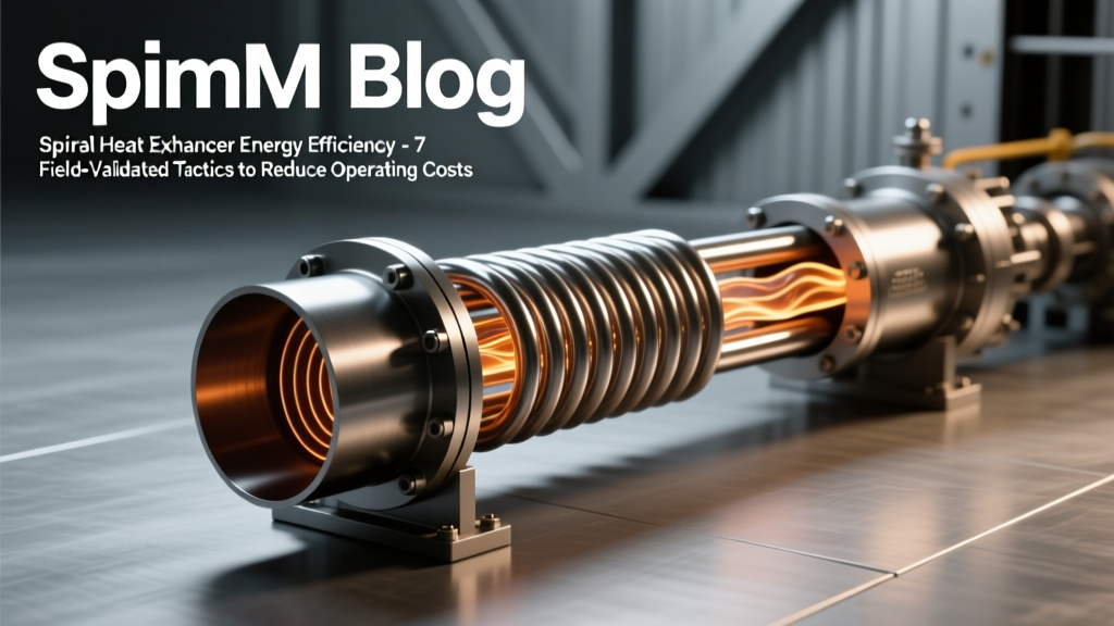Spiral Heat Exchanger Energy Savings: 7 Tactics, 18–32% Cut