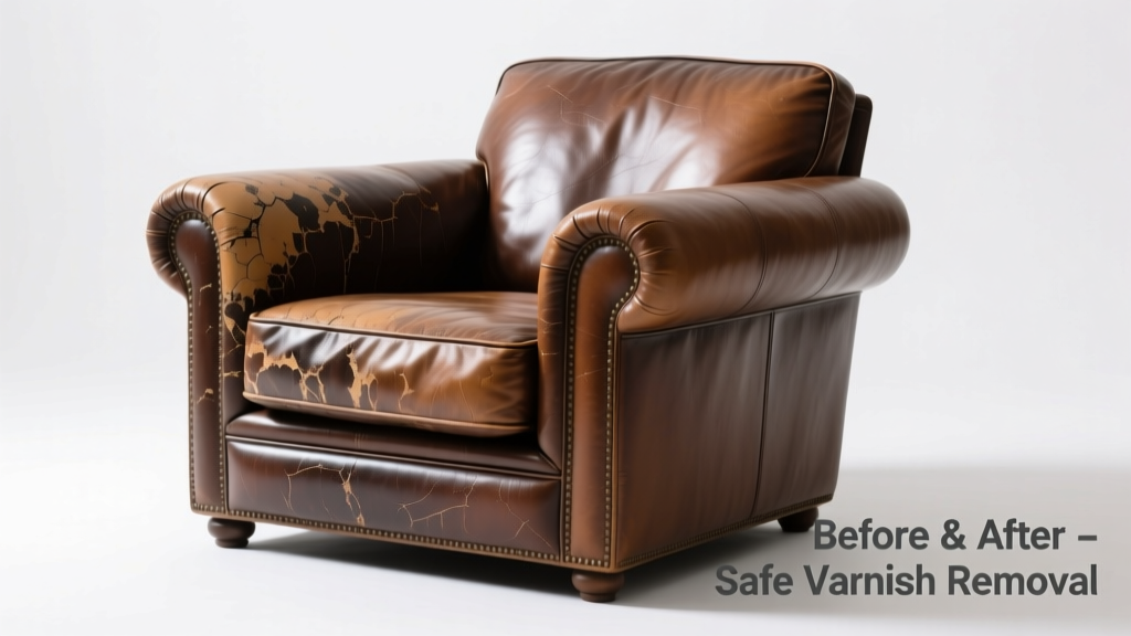 How to Safely Remove Varnish from Leather Furniture