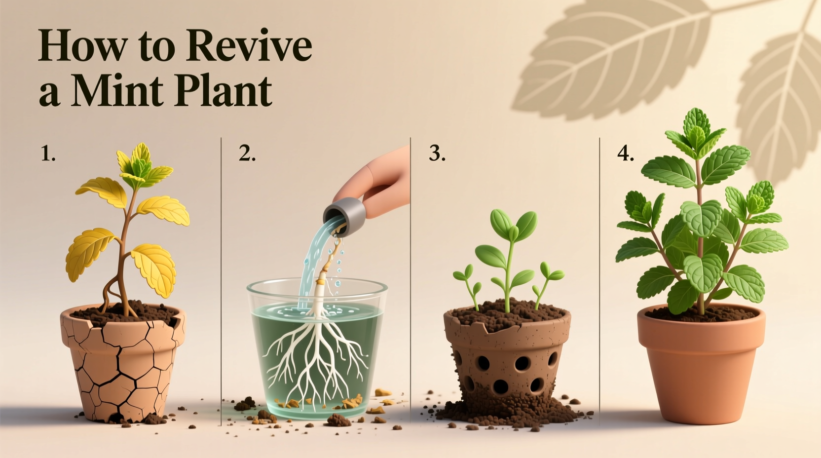 Revive Dead Mint Plants in 5 Days | TheHomeSprouts