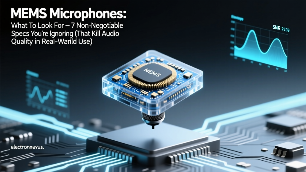 MEMS Microphones What To Look For: 7 Non-Negotiable Specs You’re Ignoring (That Kill Audio Quality in Real-World Use)