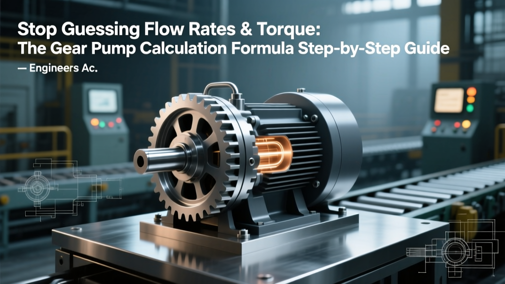 Gear Pump Calculation Formula: Flow, Torque & API 676
