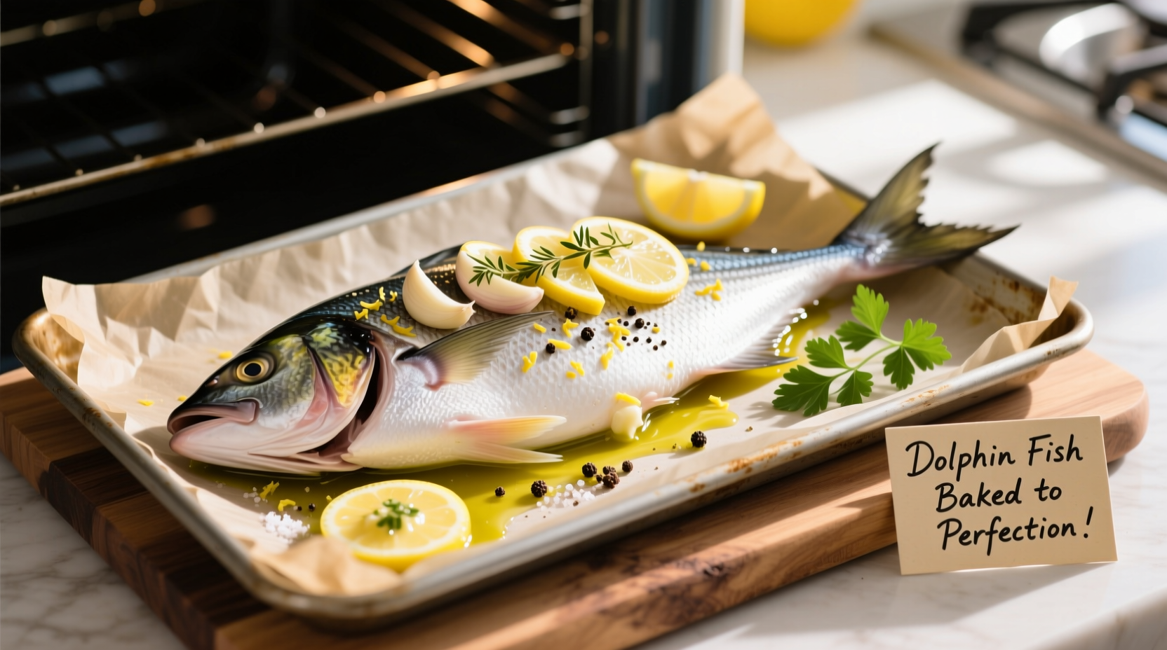 how to cook dolphin fish in oven