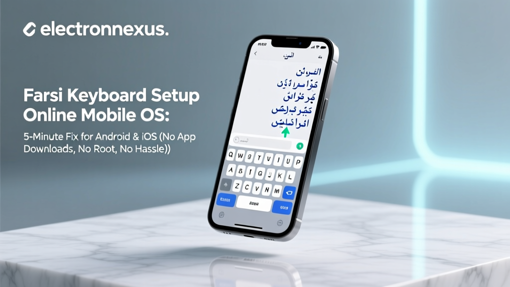 Farsi Keyboard Setup Online Mobile OS: 5-Minute Fix for Android & iOS (No App Downloads, No Root, No Hassle)