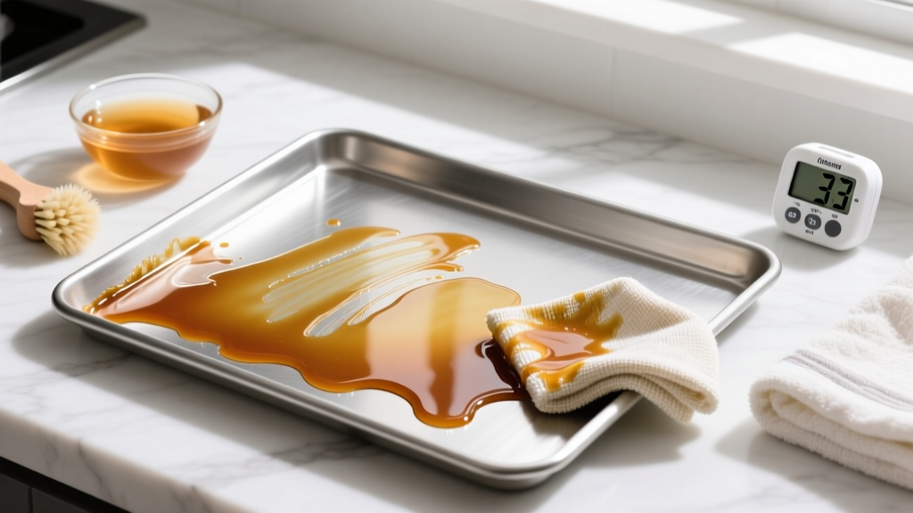 Easy & Tested: How to Get Syrup Out of Baking Sheets