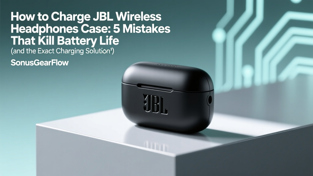 How to Charge JBL Wireless Headphones Case