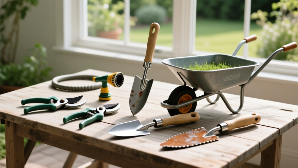 Easy Cleaning for Garden Tools Accessories and Attachments