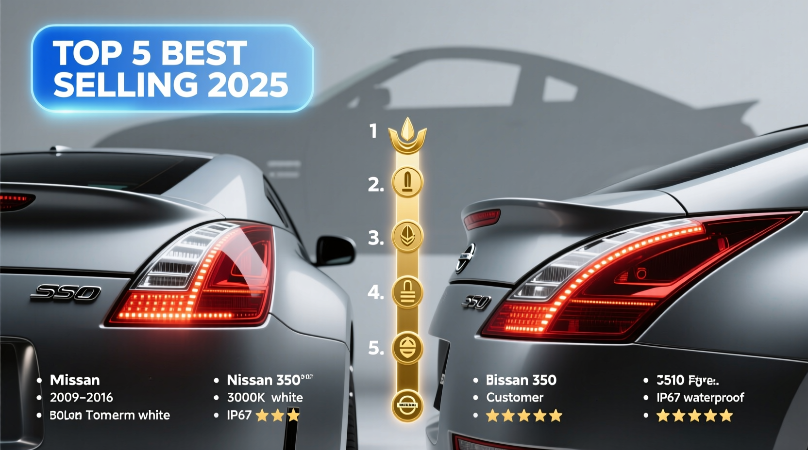 best selling 350z taillights