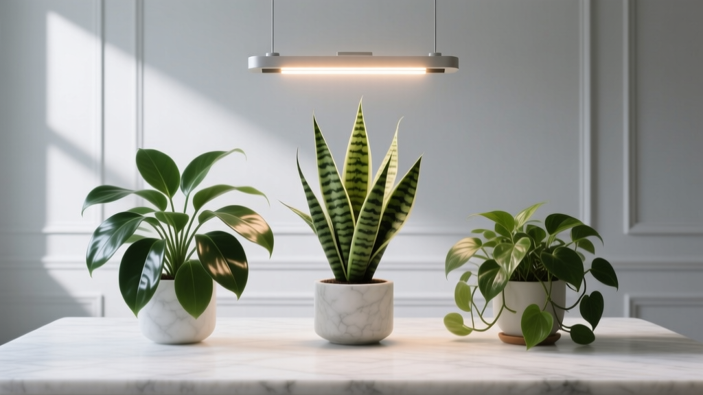 Do Low-Maintenance Indoor Plants Like LED Lights?