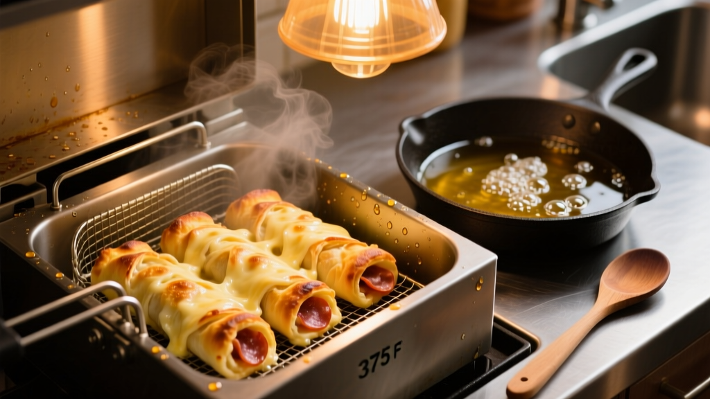 How to Deep Fry Pizza Rolls (Safely & Crisply!)