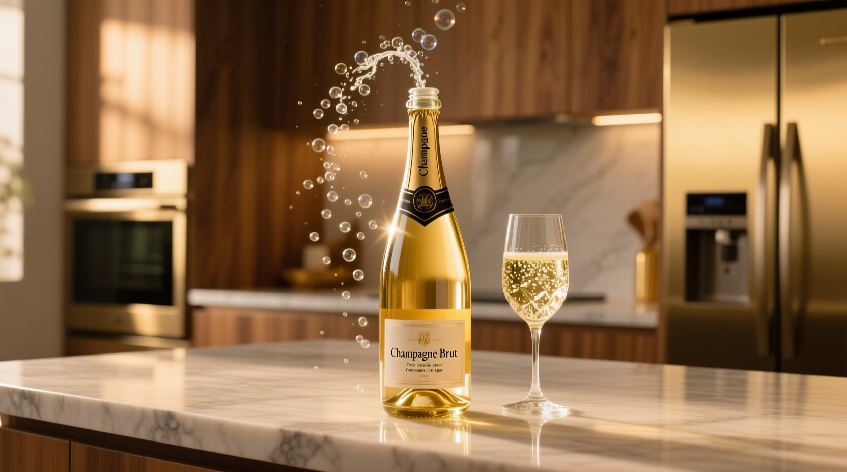 dont store your leftover champagne in the fridge