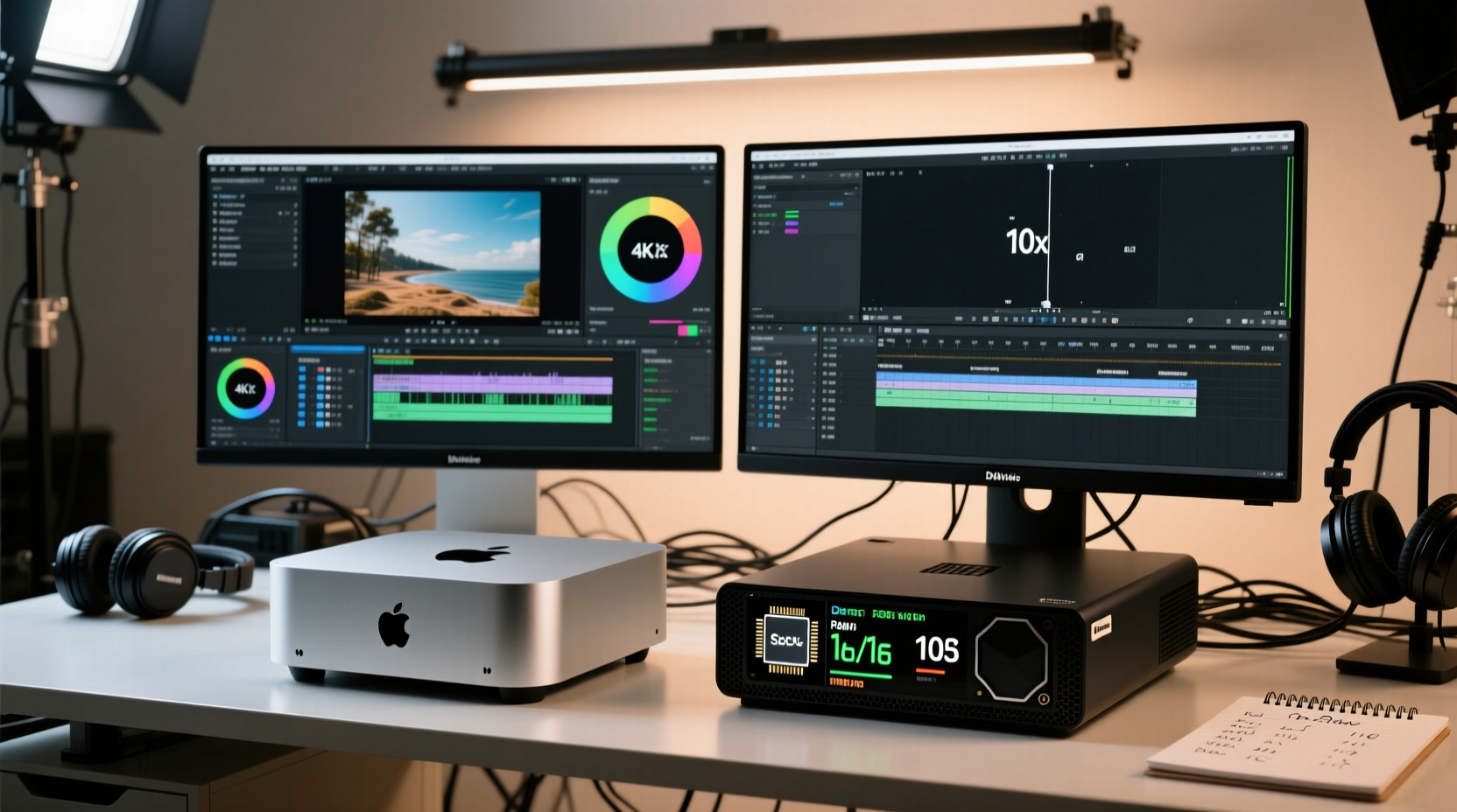 mac studio vs windows workstation for video editing real performance test