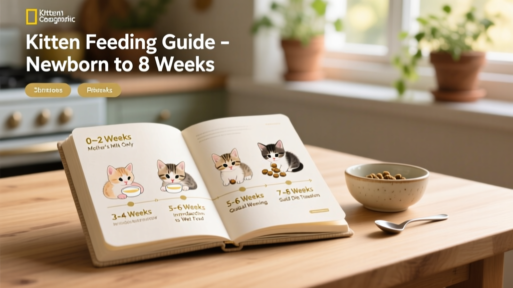 A Complete Kitten Feeding Schedule for Newborns to 8 Weeks
