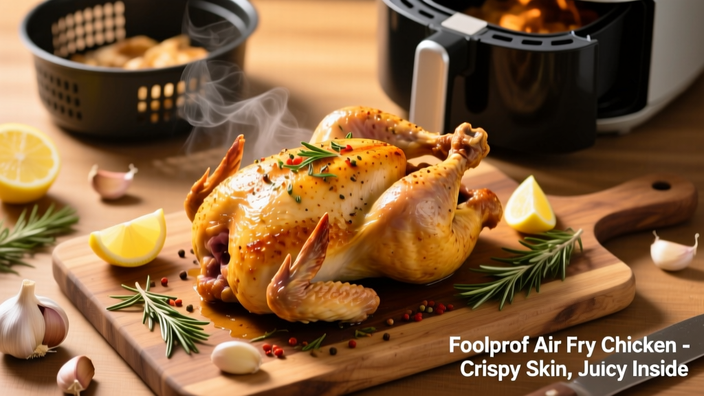 How to Air Fry Entire Chicken: Crispy, Juicy & Foolproof