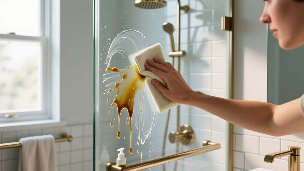 Tested: How to Get Salad Dressing Out of Shower Door Fast