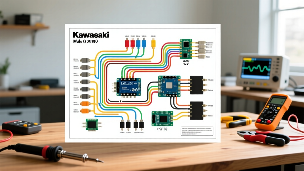 Complete Wiring Diagram for Kawasaki Mule 3010 & Diagnostics
