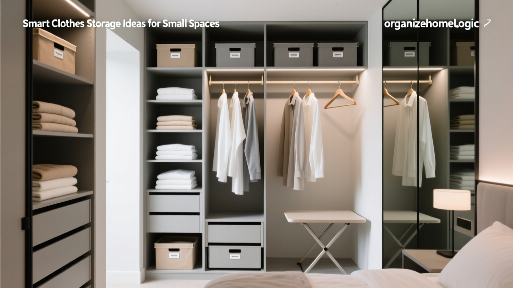 Smart Clothes Storage Ideas for Small Spaces