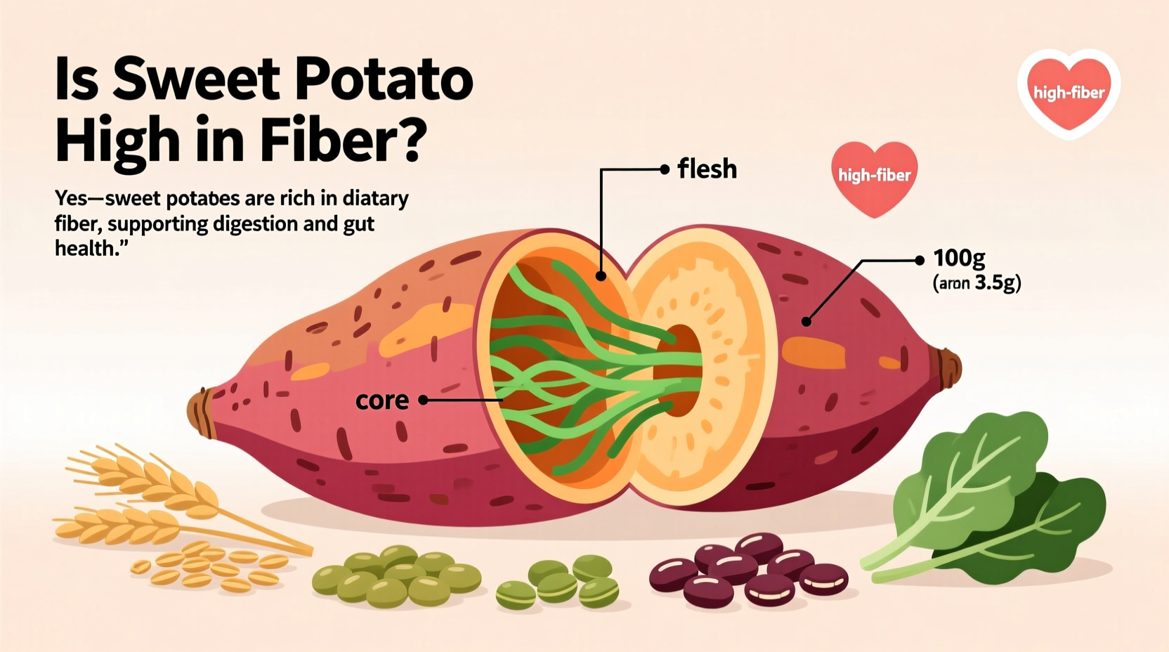 Yes, Sweet Potatoes Are High in Fiber (Here's Proof)