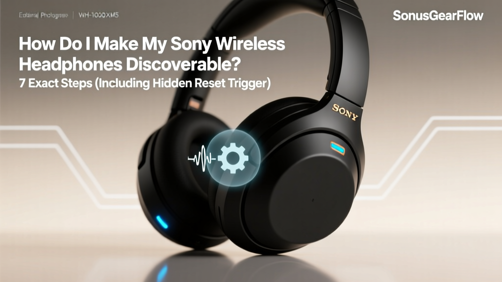 Sony Headphones Discoverable: 7 Steps for WH-1000XM5 (2026)