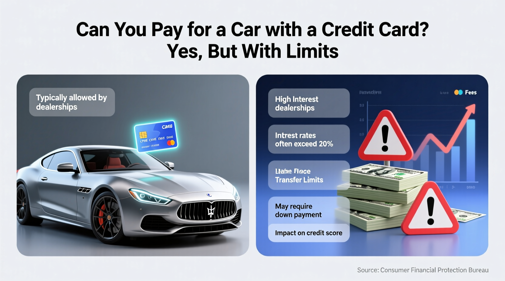can i pay for a car on credit card