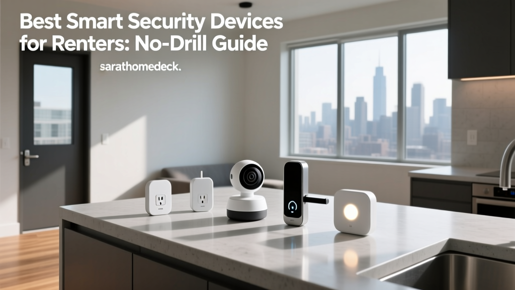 Best Smart Security Devices for Renters: No-Drill Guide