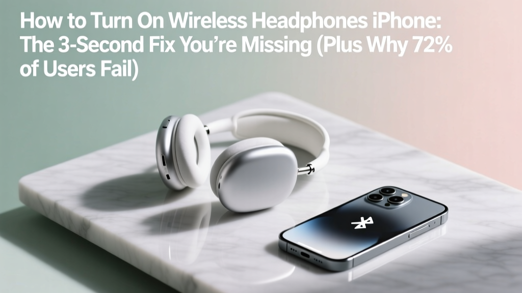 How to Turn On Wireless Headphones iPhone (2026)