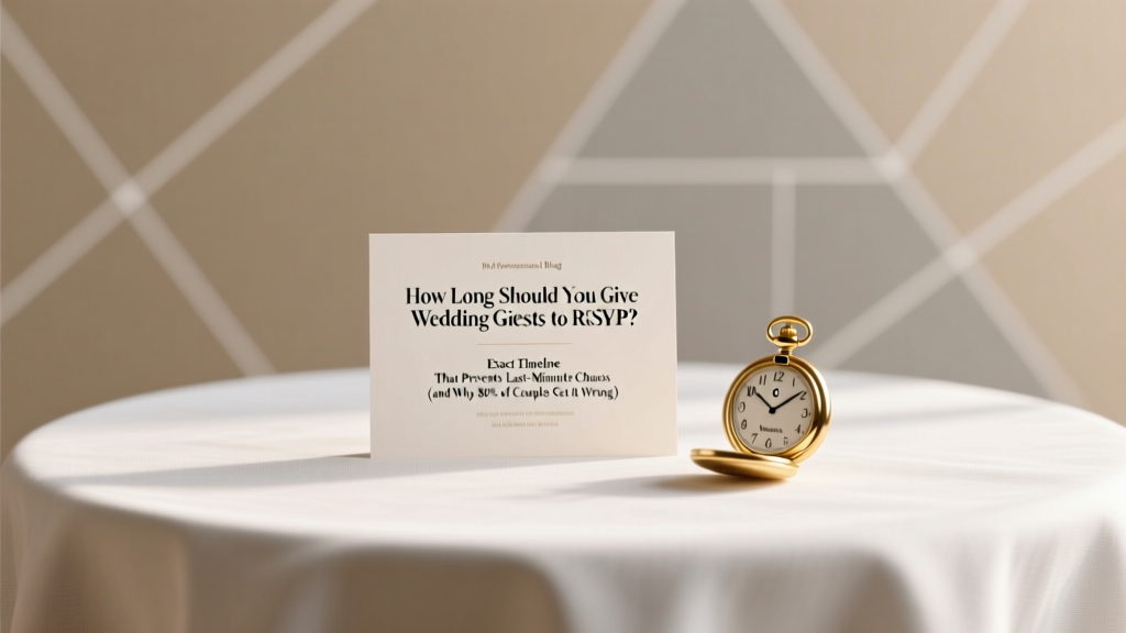 How Long Should You Give Wedding Guests To Rsvp (2026)