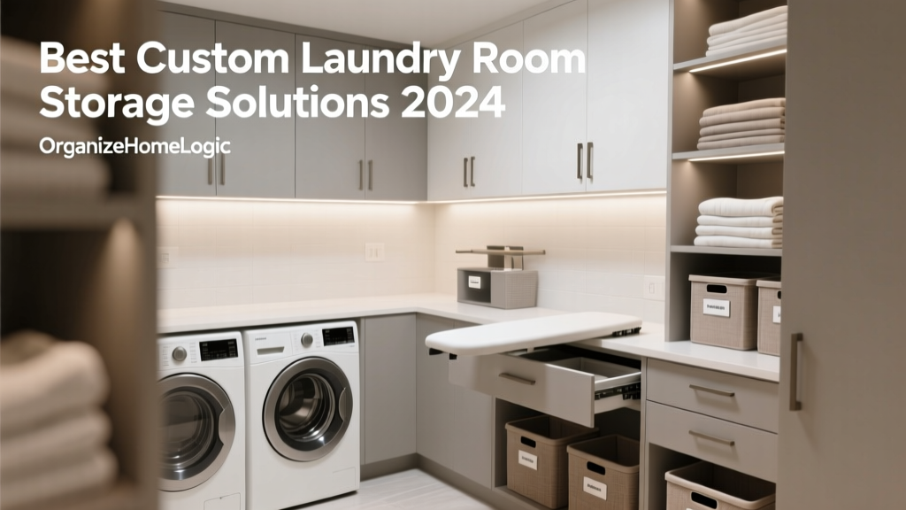 Best Custom Laundry Room Storage Solutions 2024