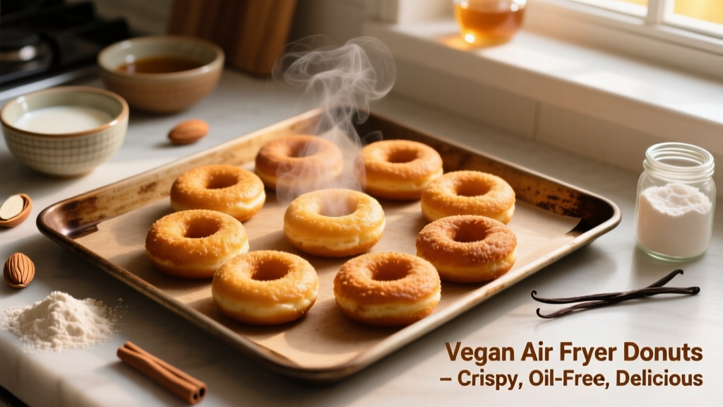 Vegan Air Fryer Donuts: Crispy, Oil-Free & Delicious