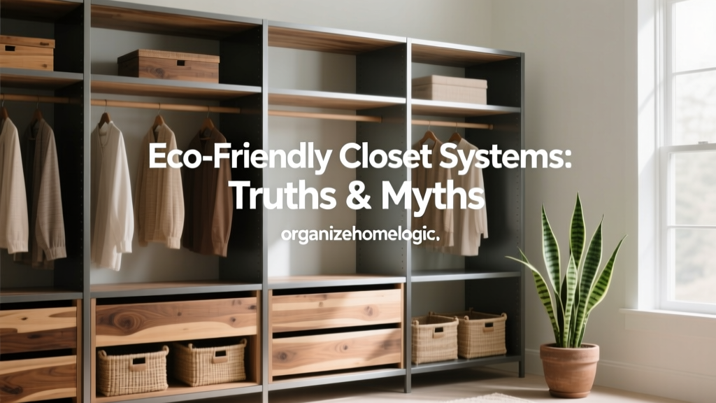Eco-Friendly Closet Systems: Truths & Myths