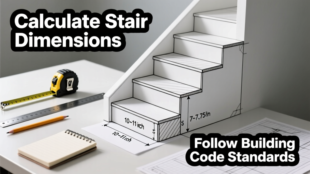 How to Calculate Stair Dimensions for Safe, Code-Compliant Steps