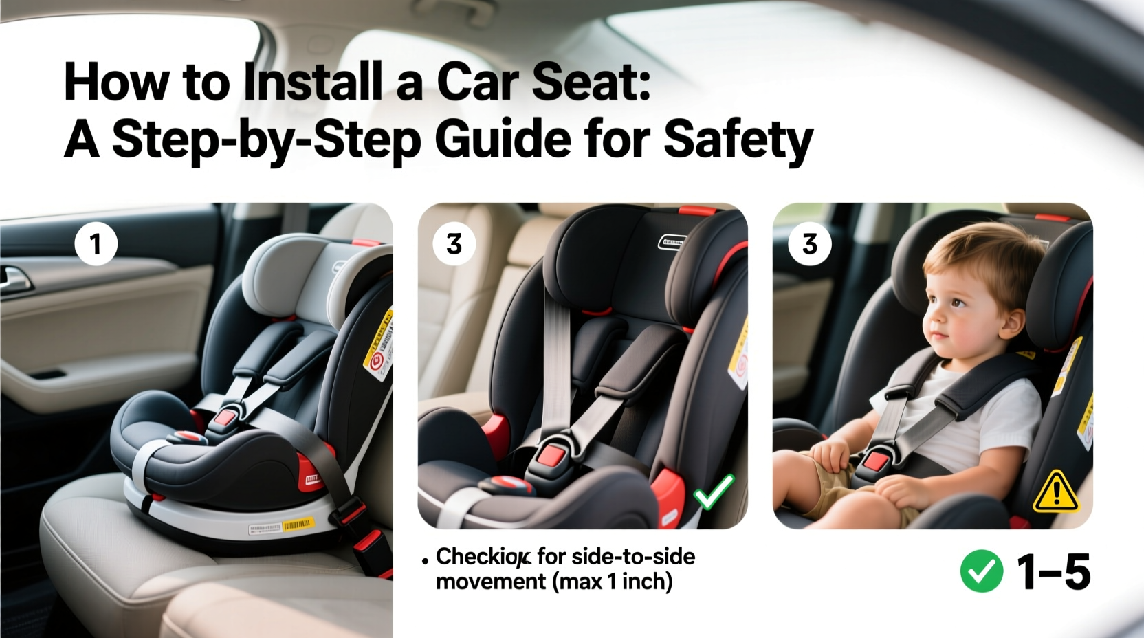 how to install a car seat