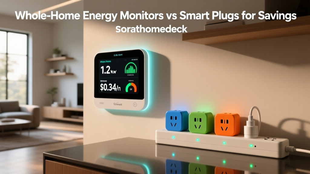 Whole-Home Energy Monitors vs Smart Plugs for Savings