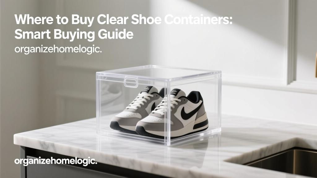 Where to Buy Clear Shoe Containers: Smart Buying Guide