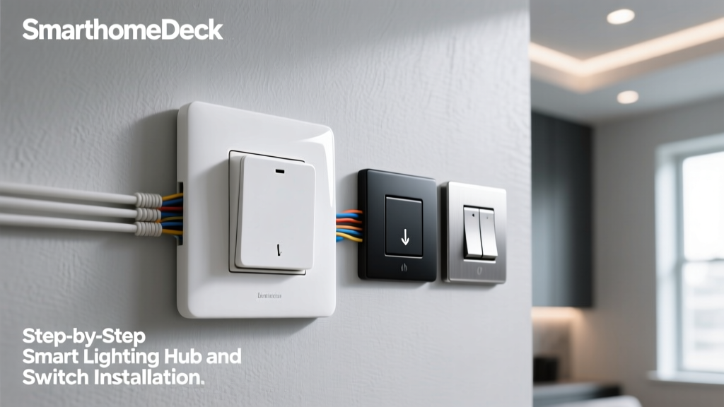 Step-by-Step Smart Lighting Hub and Switch Installation