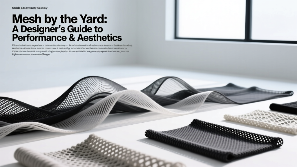 Mesh by the Yard: A Designer’s Guide to Performance & Aesthetics