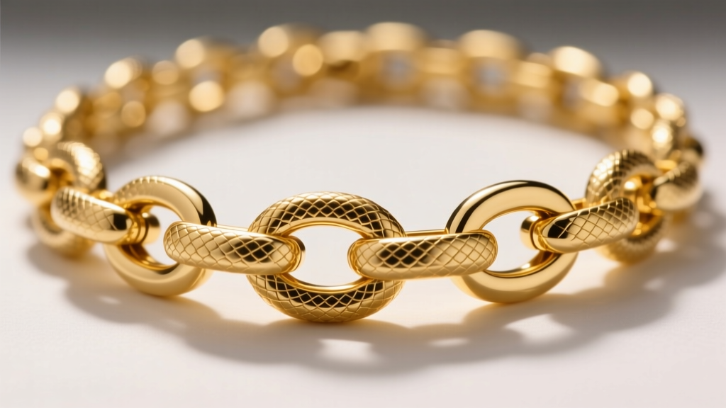 Macro shot of 18k gold snake necklace joints revealing hidden hinges that allow fluid, liquid-like movement on the skin