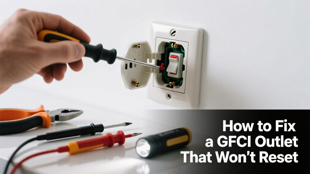 How to Fix a GFCI Outlet That Won’t Reset
